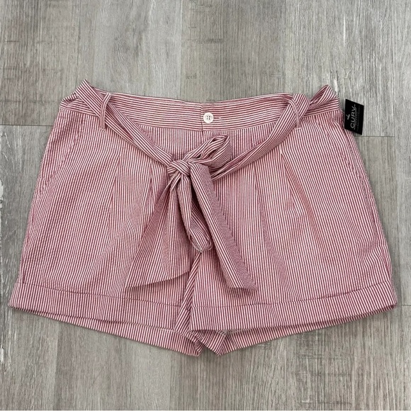 Lauren James Co. Red & White Bow Shorts - Size XL - Picture 4 of 6